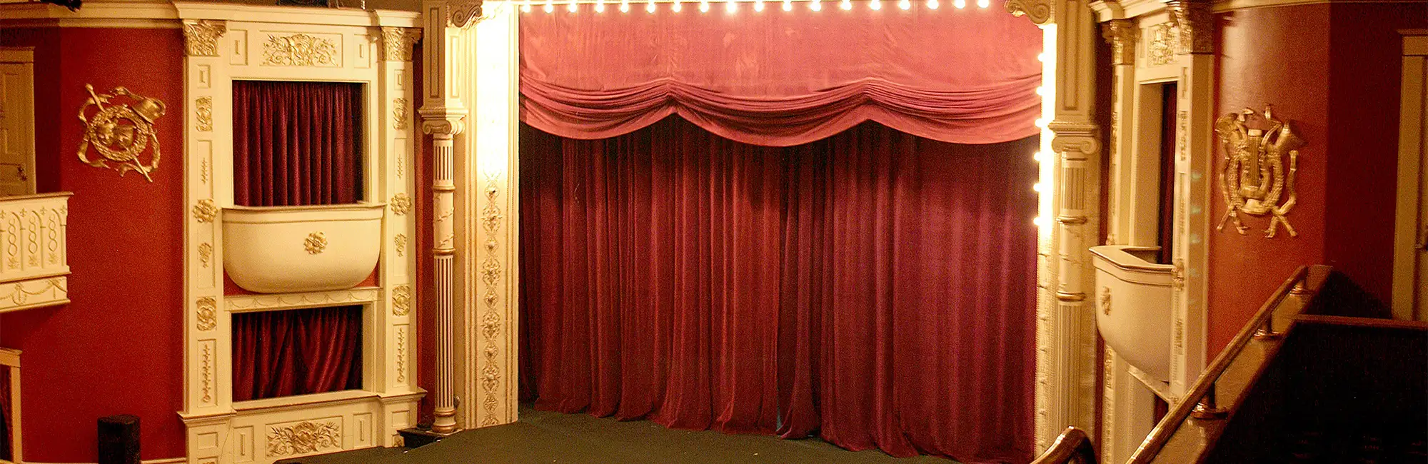 The Matthews Opera House stage