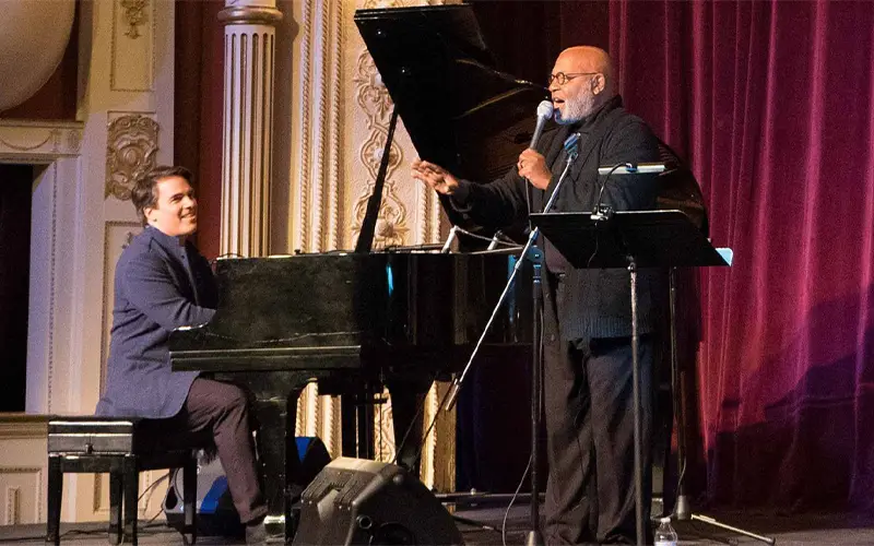piano player and singer