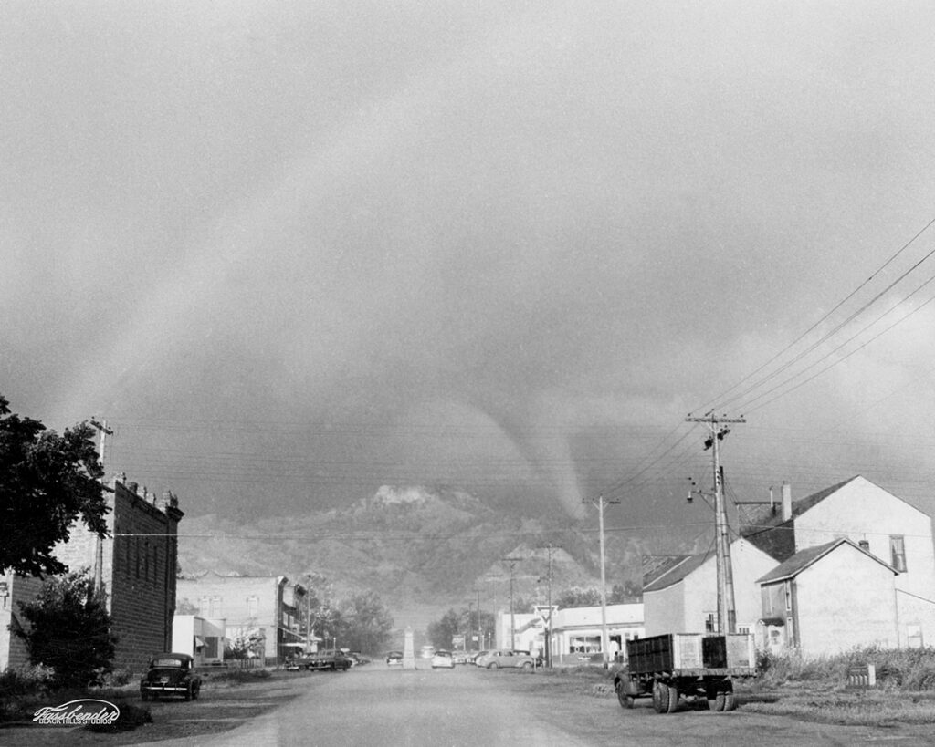 Tornado over Lookout Mountain in Spearfish.