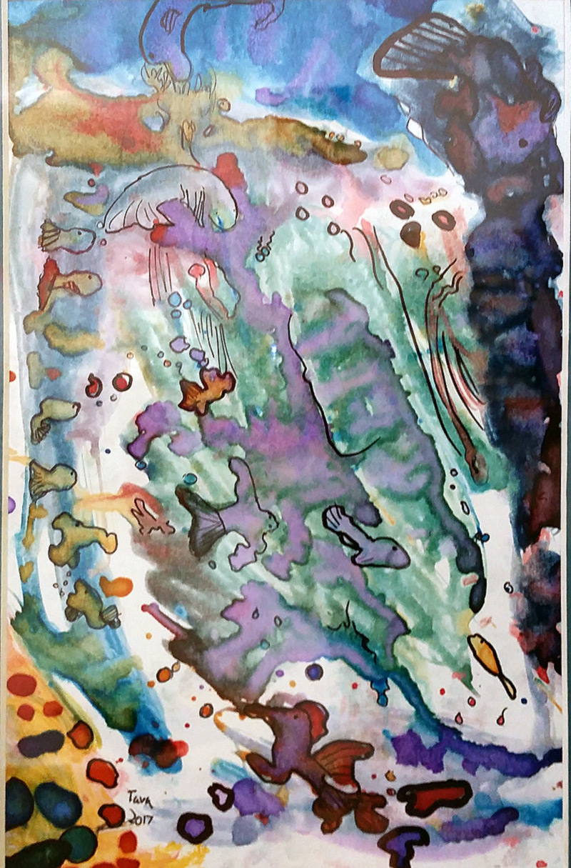 First place - Grade School: Tava Sexton, "Fish of the Sea"