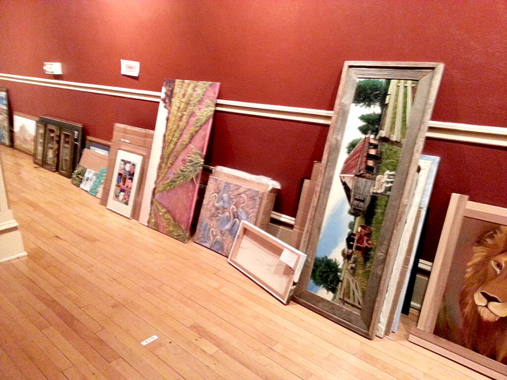 Just some of the art that will appear in the show.