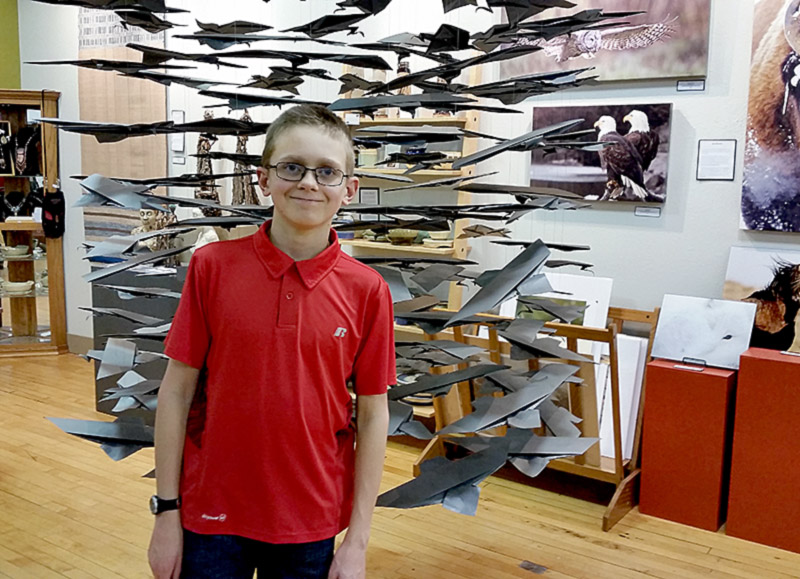 Artist, Justin Fossum of Spearfish