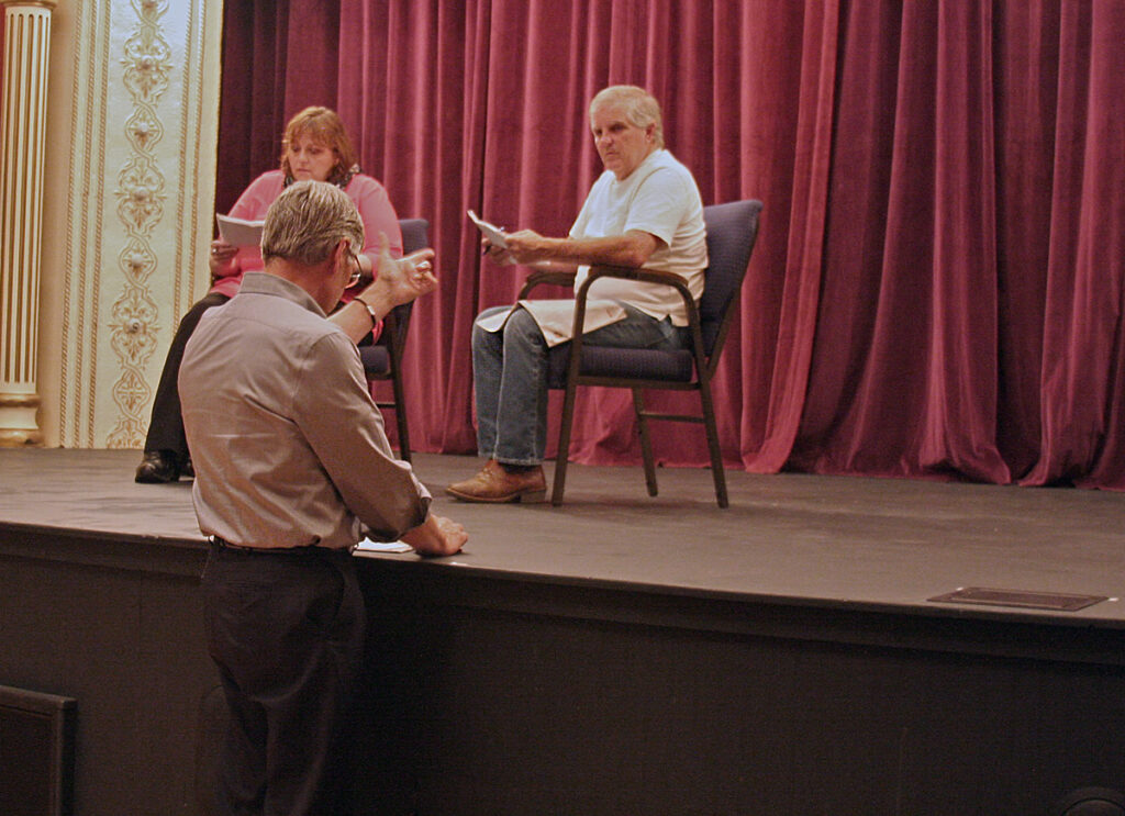 Max G. Merchen, providing direction to Bobbi & Sago