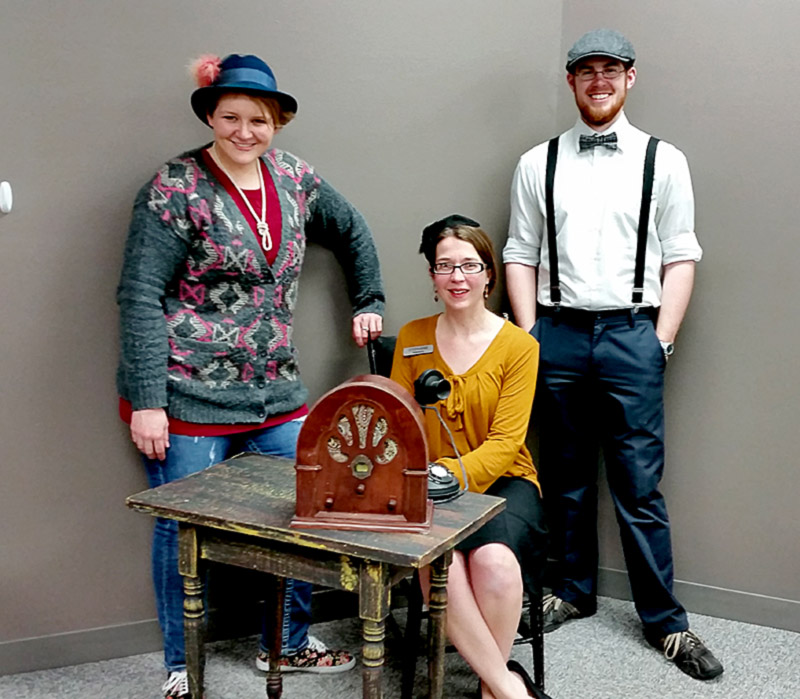 The Library staff -- they did themselves proud.