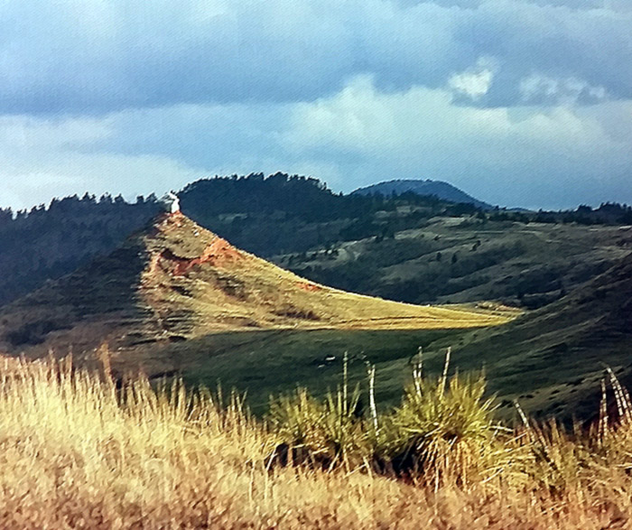 "Look Out Vistas in the Storm Light," photography on canvas, by Heidi Watson
